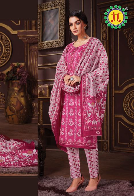 Jt Aleena 3 Casual Daily Wear Cotton Printed Designer Dress Material Collection